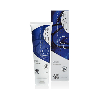 AH! YES OB Plant-Oil Based Personal Lubricant 4.7 oz – Natural Intimate and Massage Oil