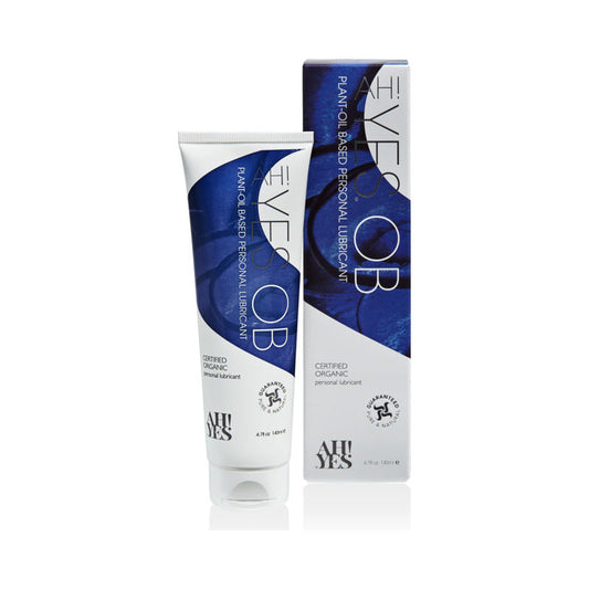 AH! YES OB Plant-Oil Based Personal Lubricant 4.7 oz – Natural Intimate and Massage Oil