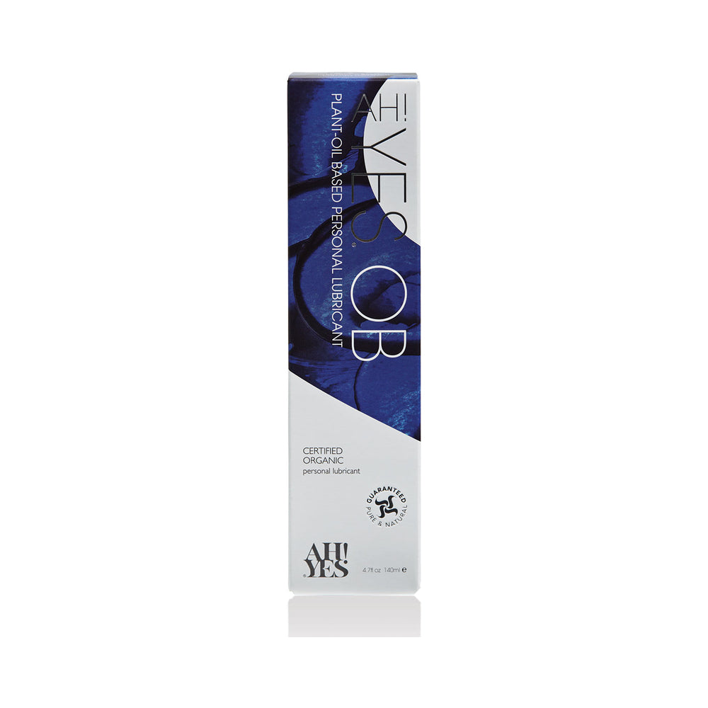 AH! YES OB Plant-Oil Based Personal Lubricant 4.7 oz – Natural Intimate and Massage Oil