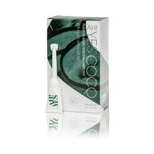 AH! YES COCO Plant-Oil Based Personal Lubricant Applicators – Coconut Oil