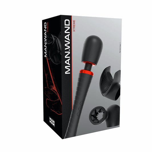 Man Wand Xtreme Vibrating Massager – Black