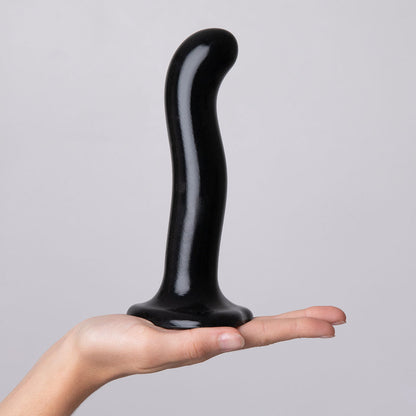 Strap-On-Me P&G-Spot Dildo – Black – Small – Ergonomic Design for G and P Spot Stimulation