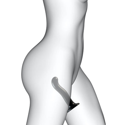 Strap-On-Me P&G-Spot Dildo – Black – Small – Ergonomic Design for G and P Spot Stimulation