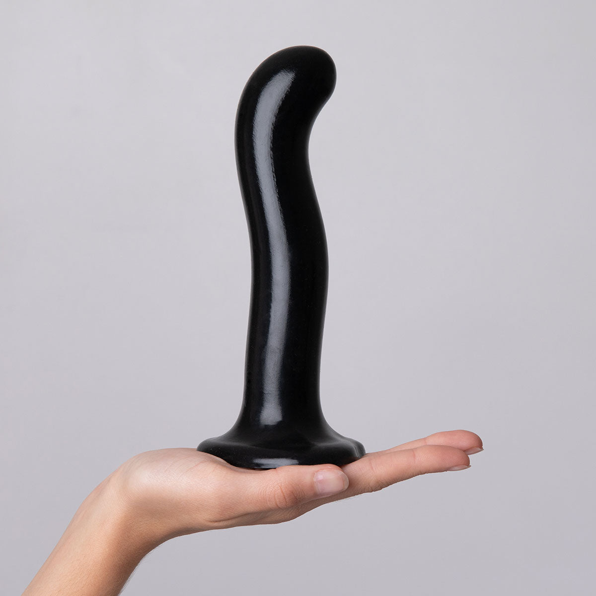 Strap-On-Me P&G-Spot Dildo – Large, Black, Ergonomic Design
