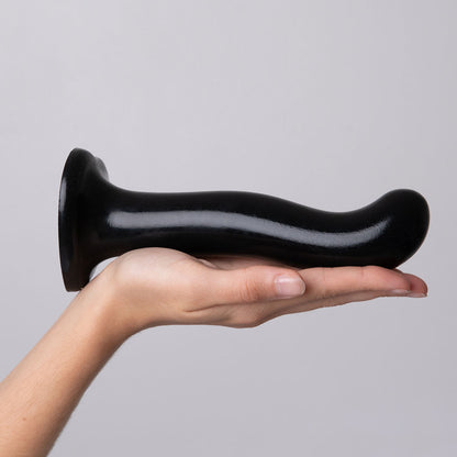 Strap-On-Me P&G-Spot Dildo – Large, Black, Ergonomic Design