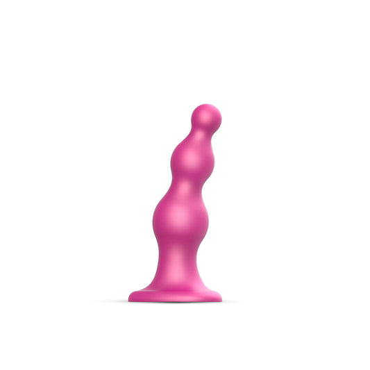 Strap-On-Me Beads Plug Dildo – Large Hot Pink Silicone