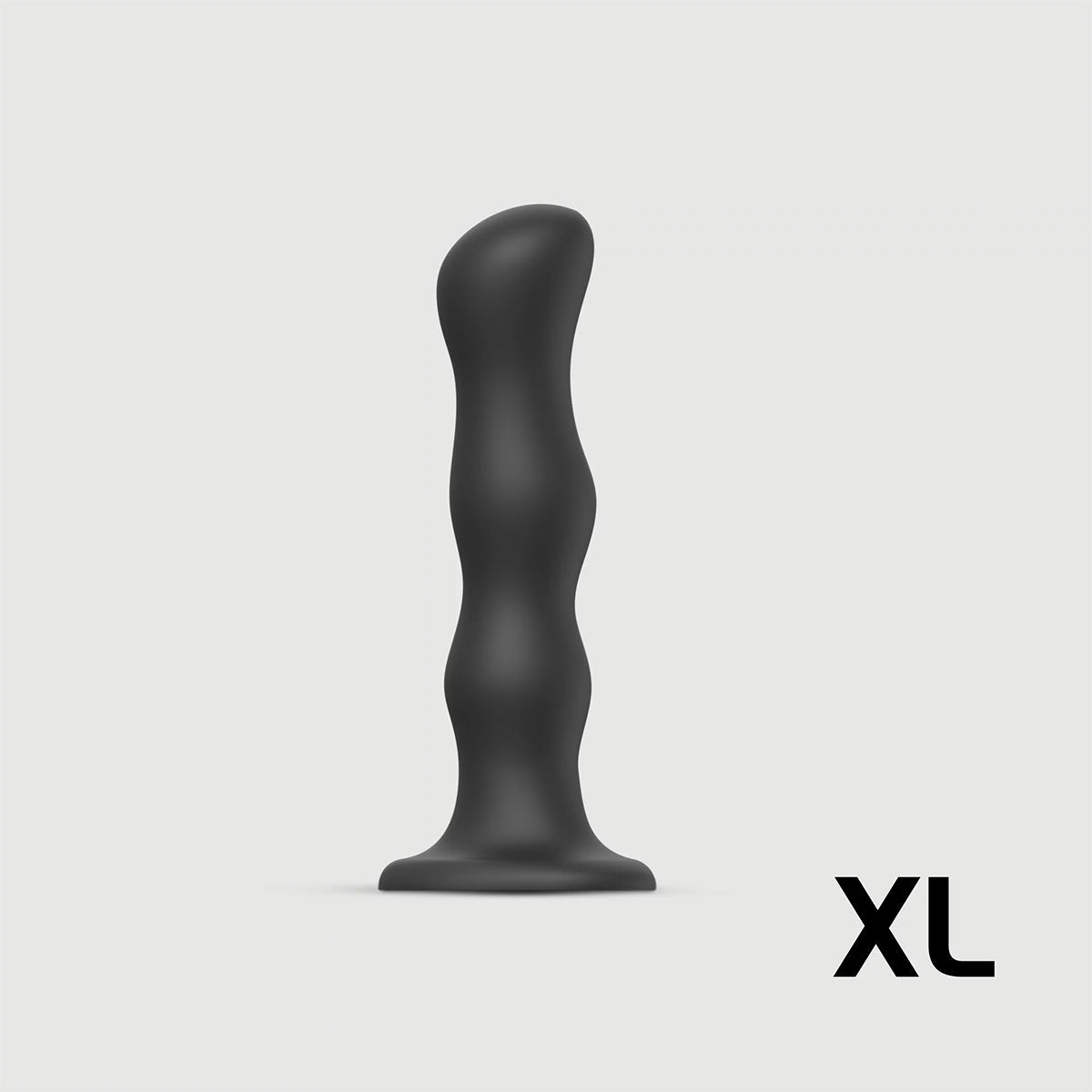 Strap-On-Me Geisha Ball Dildo XL – Black Silicone with Suction Cup