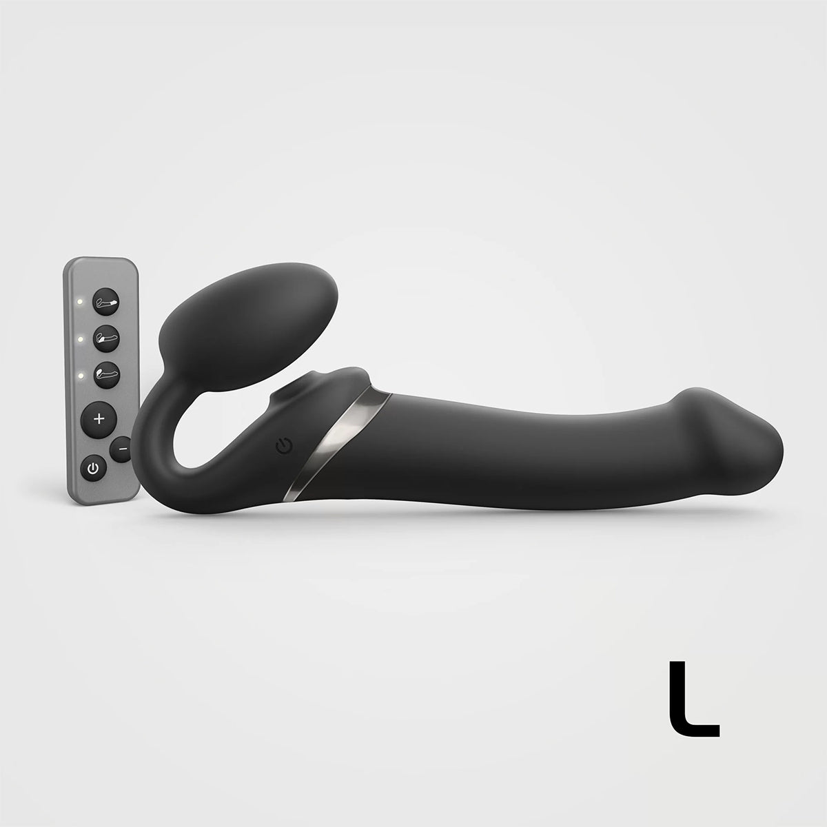 Strap-On-Me Multi Orgasm Bendable Strapless Strap-On – Black, Large