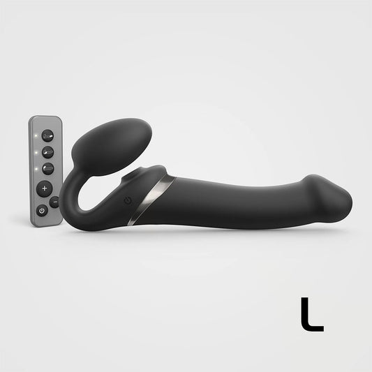 Strap-On-Me Multi Orgasm Bendable Strapless Strap-On – Black, Large