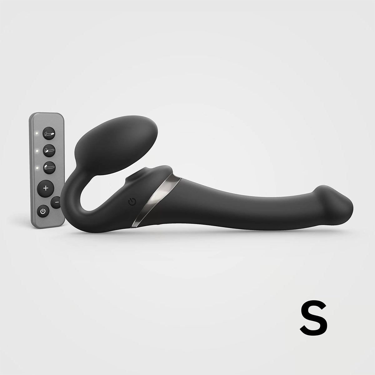 Strap-On-Me Multi Orgasm Bendable Strapless Strap-On – Black – Small
