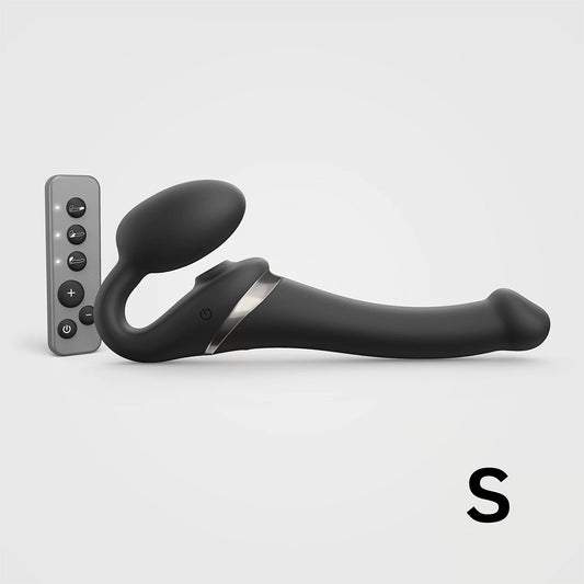 Strap-On-Me Multi Orgasm Bendable Strapless Strap-On – Black – Small