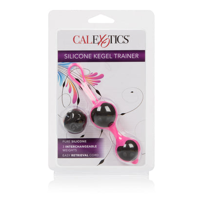 CalExotics Silicone Kegel Trainer Balls – Pelvic Strengthening System – Black