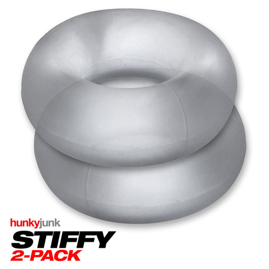 Oxballs Stiffy 2-Pack Bulge-Rings – Clear Ice