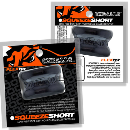 Oxballs Squeeze Short Ballstretcher – Black – Short Design for High/Tight Ballsacks