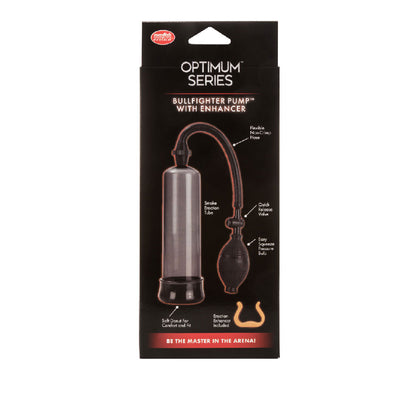 CalExotics Bullfighter Pump – Penis Pump with Clear Cylinder Measurement – Black