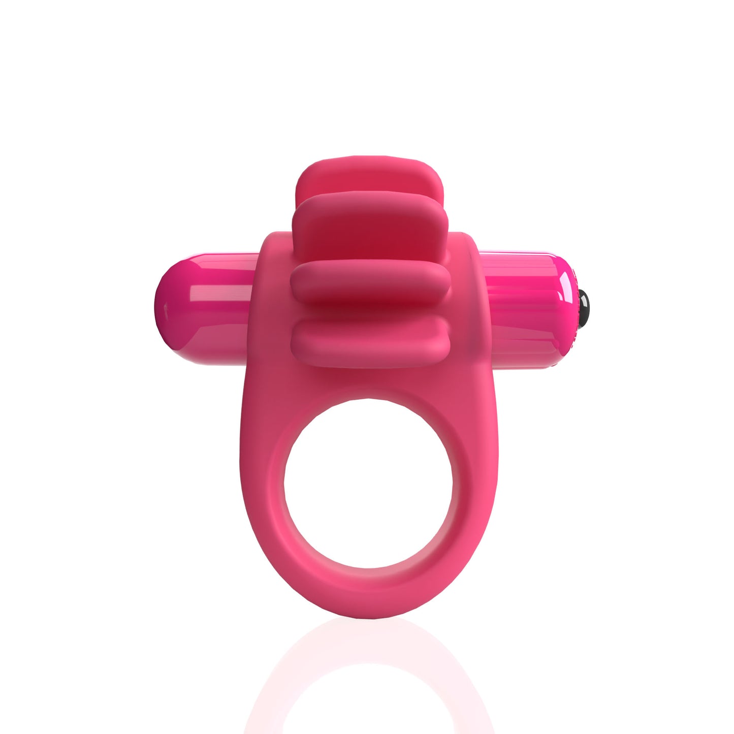Screaming O 4B Skooch Vibrating Cock Ring – Red