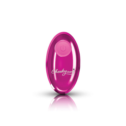 Viben Cheeky Charms Medium Vibrating Anal Plug with Remote Control – Pink