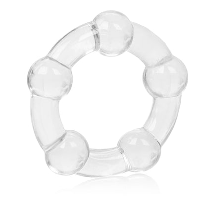 CalExotics Island Rings Beaded Rings – Clear – Waterproof