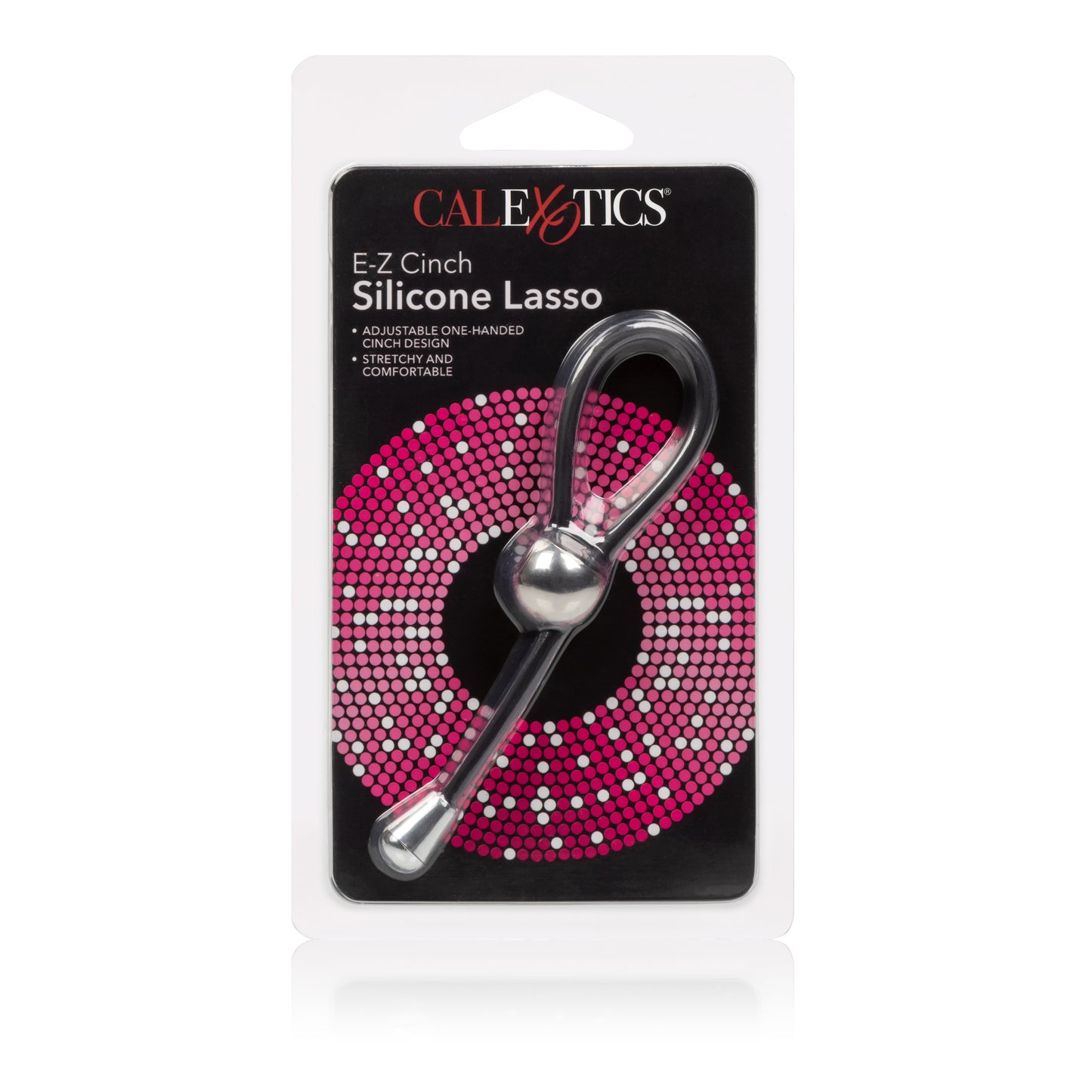 CalExotics E-Z Cinch Silicone Lasso Ring – Black