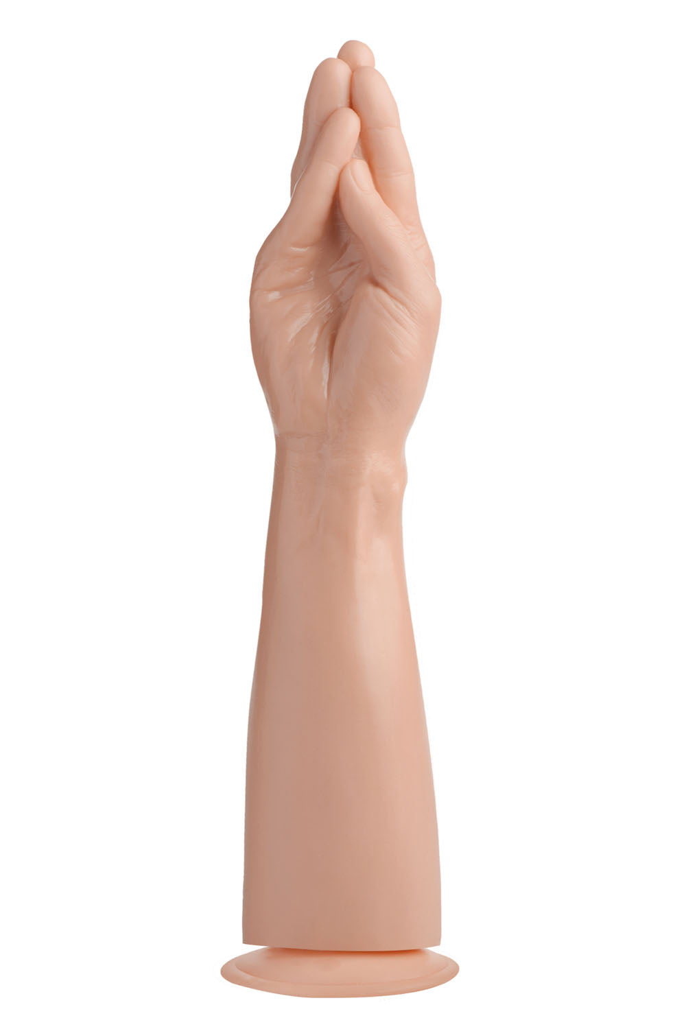 XR Brands The Fister Hand and Forearm Dildo – Realistic Beige with Suction Cup
