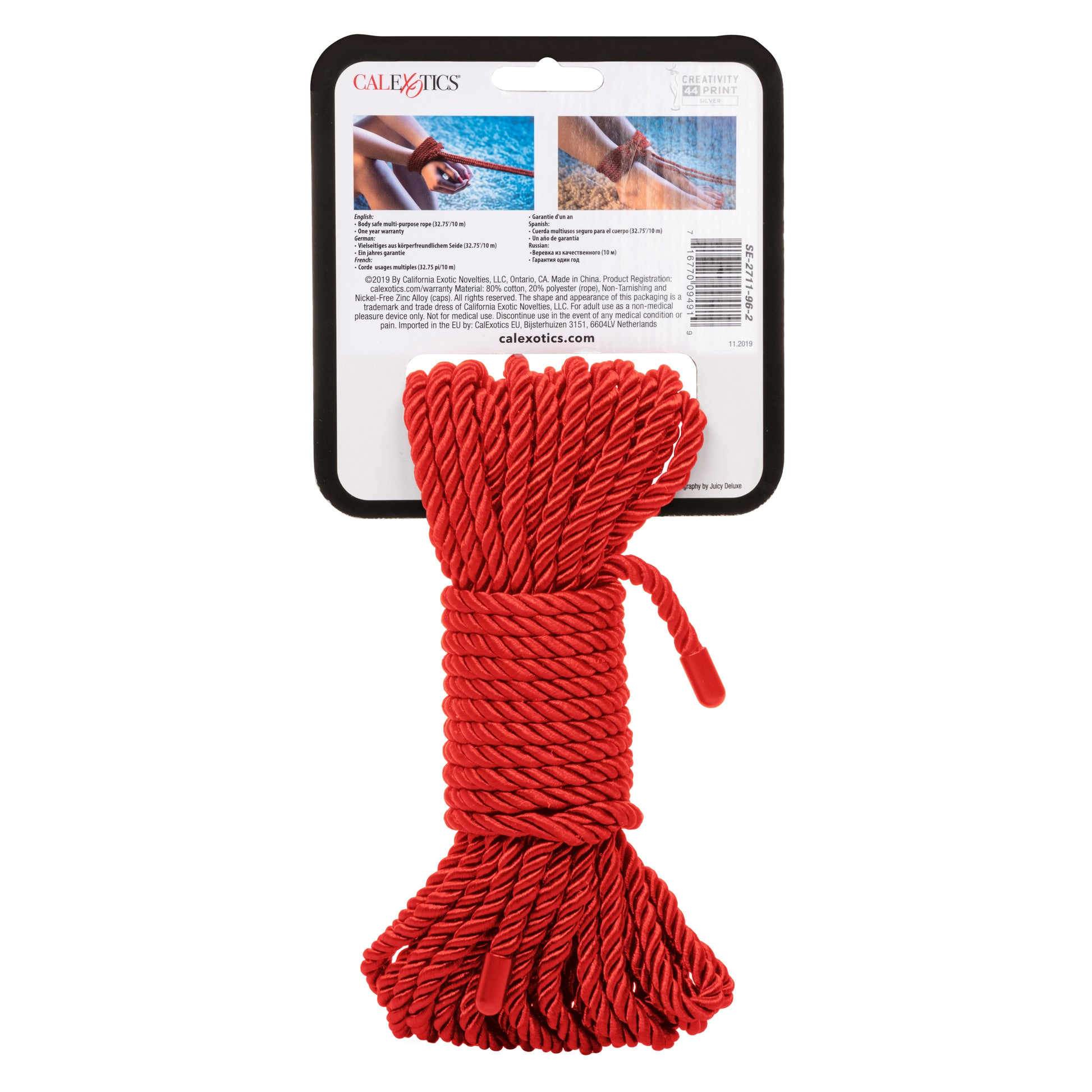 CalExotics Scandal BDSM Rope 32.75ft – Red