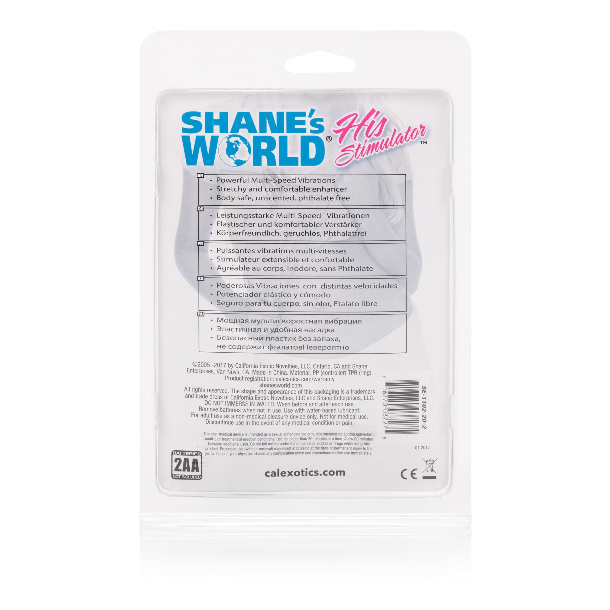 Shanes World His Vibrating Stimulator – Blue