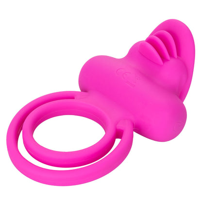 CalExotics Silicone Rechargeable Dual Clit Flicker Enhancer - Pink