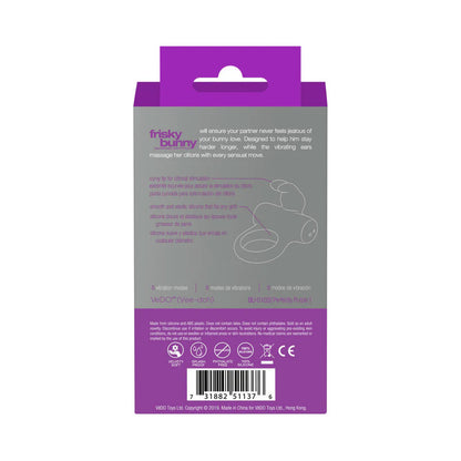 VeDO Frisky Bunny Vibrating Ring – Purple