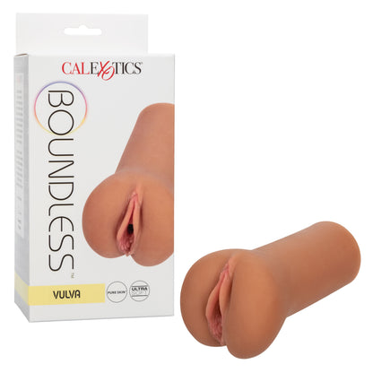 CalExotics Boundless Vulva Stroker – Brown – Closed Ended