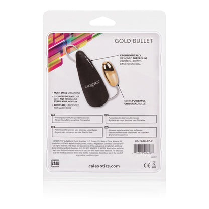 CalExotics Golden Bullet Vibrator – Multi-Speed – Black