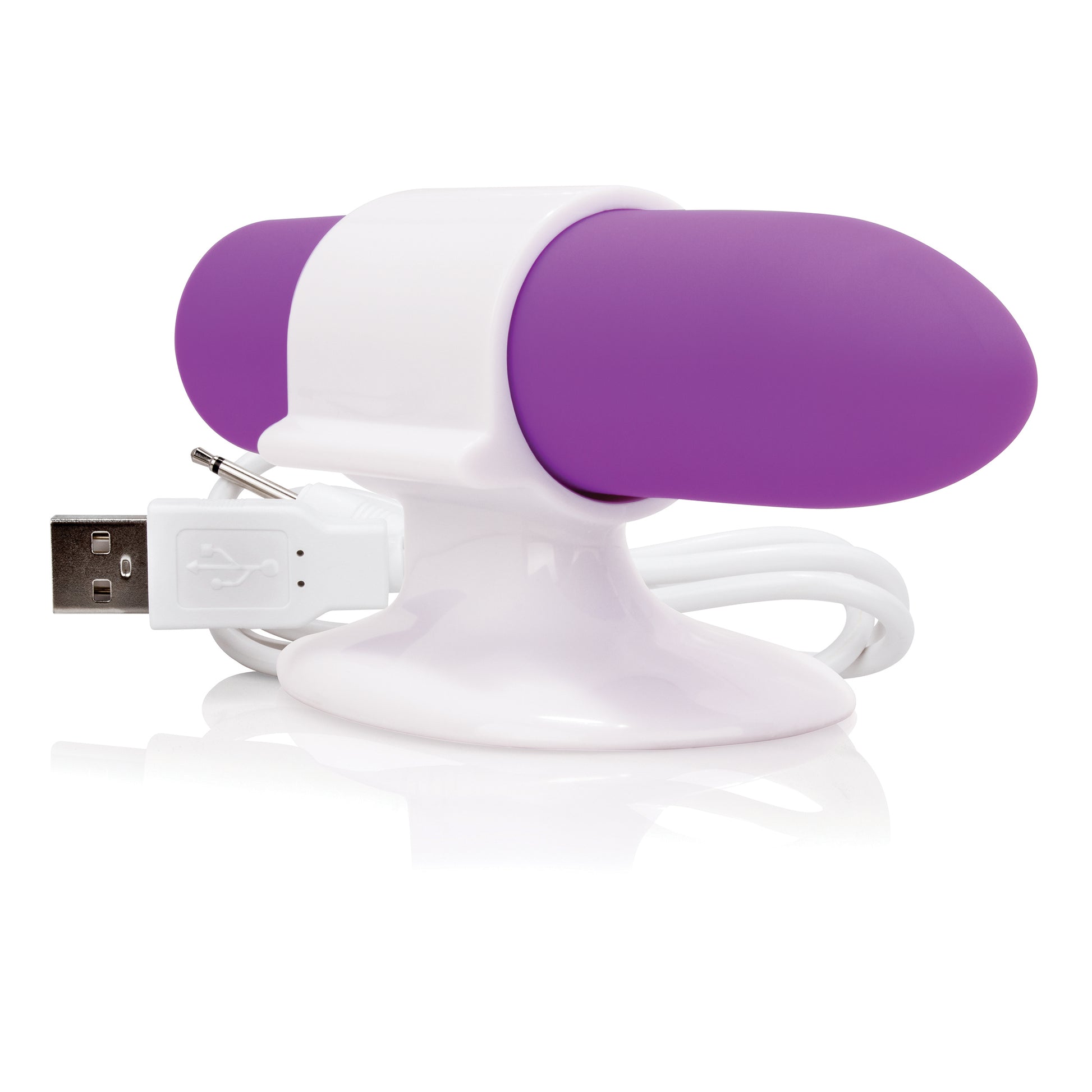 Screaming O Charged Positive Rechargeable Vibe - Waterproof Purple Vibrator with 20 Functions