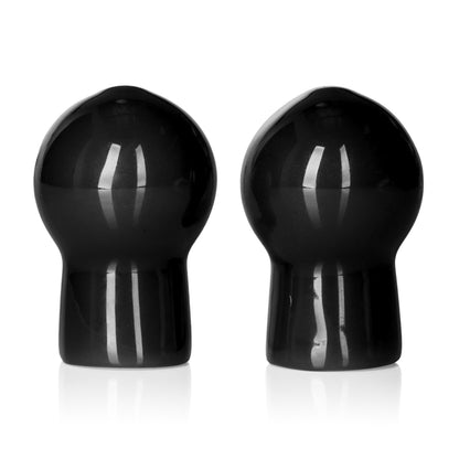 CalExotics Nipple Play Advanced Nipple Suckers – Black – Flanged Design for Superior Suction