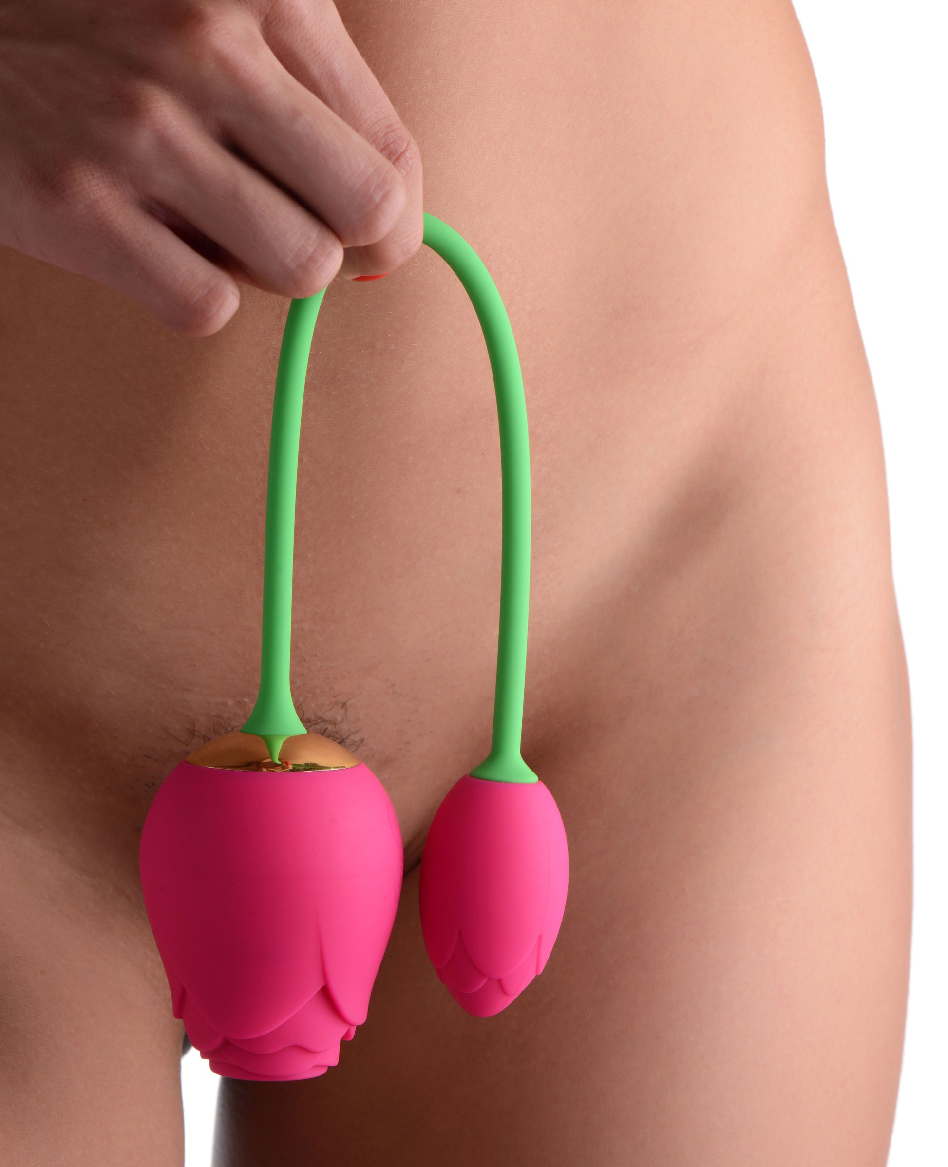 Bloomgasm Rose Duet Sucking Rose and Vibrating Rosette - Pink