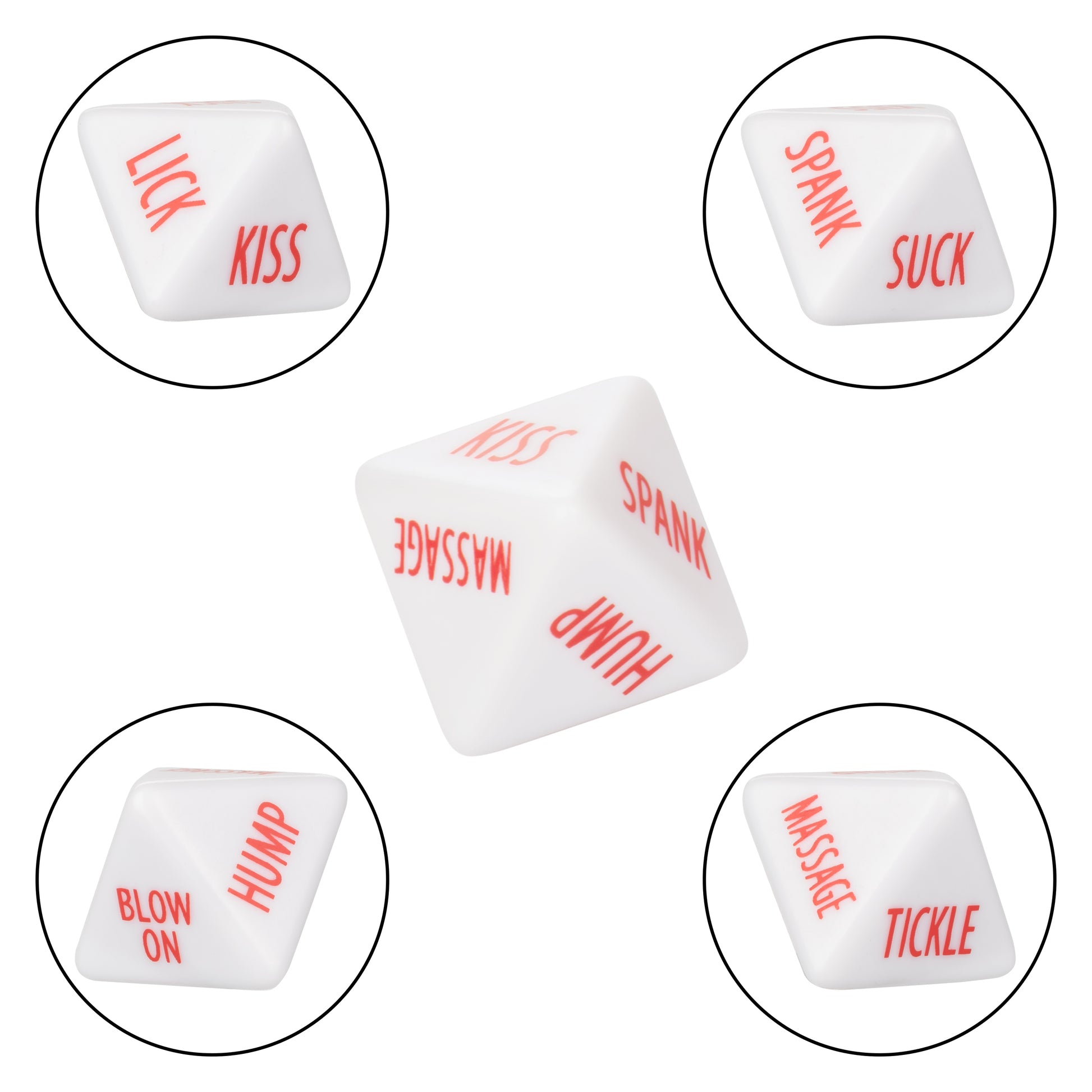 CalExotics Tempt & Tease Dice Game – Multi Color, Waterproof