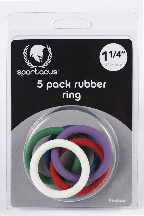 Spartacus Rubber C-Ring Set – 1.25 Inches – Multi-Color