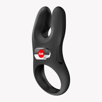 Fun Factory Ns Classic Vibrating Cock Ring - Black - Multi-Function with Clitoral Stimulation
