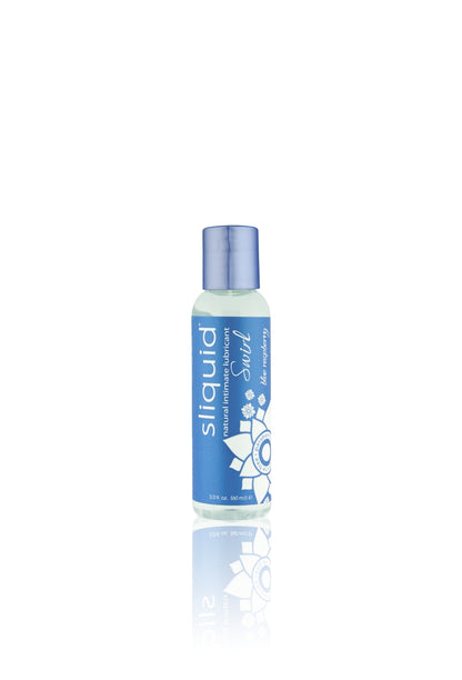 Sliquid Naturals Swirl Blue Raspberry Flavored Water-Based Lubricant – 2.0 Fl Oz