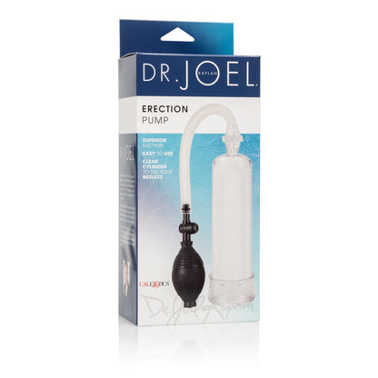 Dr. Joel Kaplan Erection Pump – Clear Cylinder Pump with EZ Squeeze Bulb
