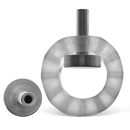 Oxballs AirBalls Electro Ballstretcher with Two 4mm Electro Contacts - Clear Ice