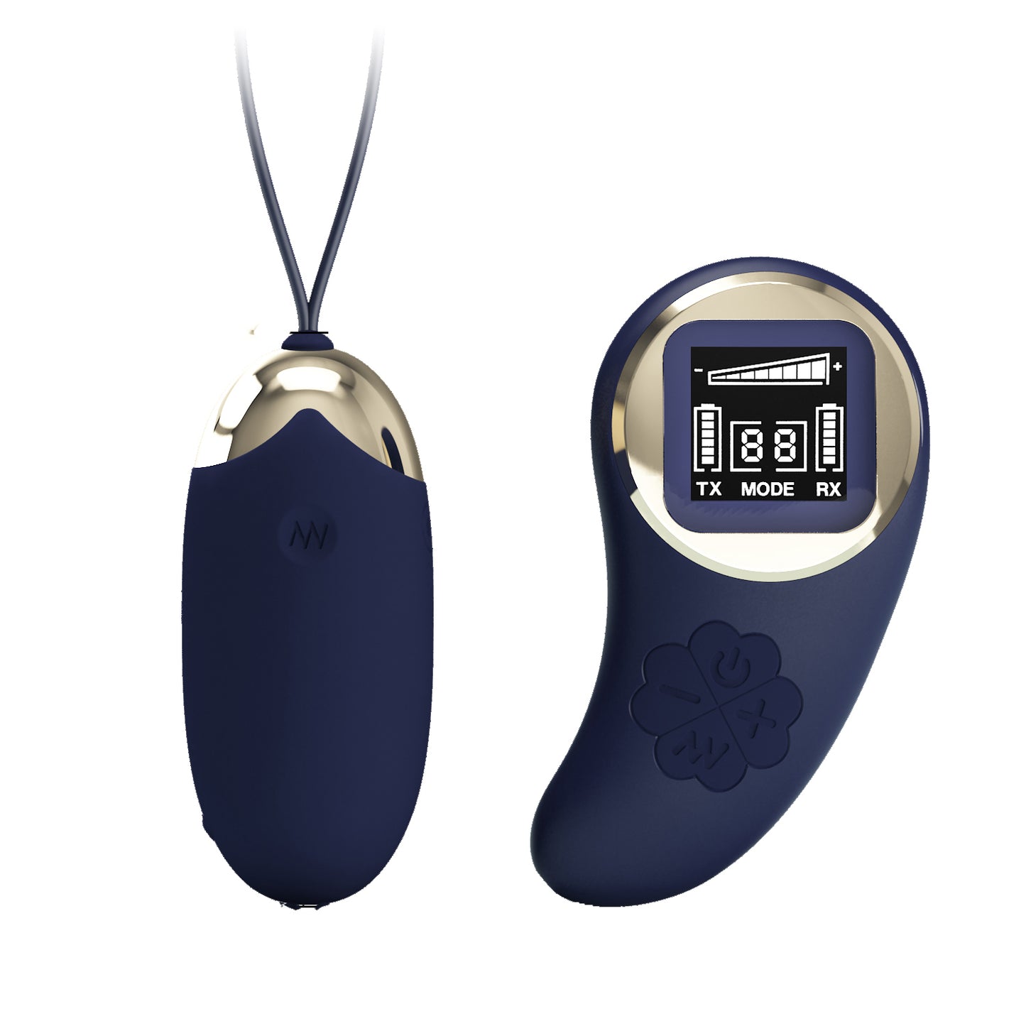 Pretty Love Mina Vibrating Remote Control Egg – Blue