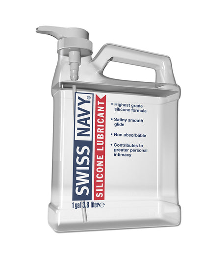 Swiss Navy Silicone Lubricant 1 Gallon – Personal Lubricant for Enhanced Comfort