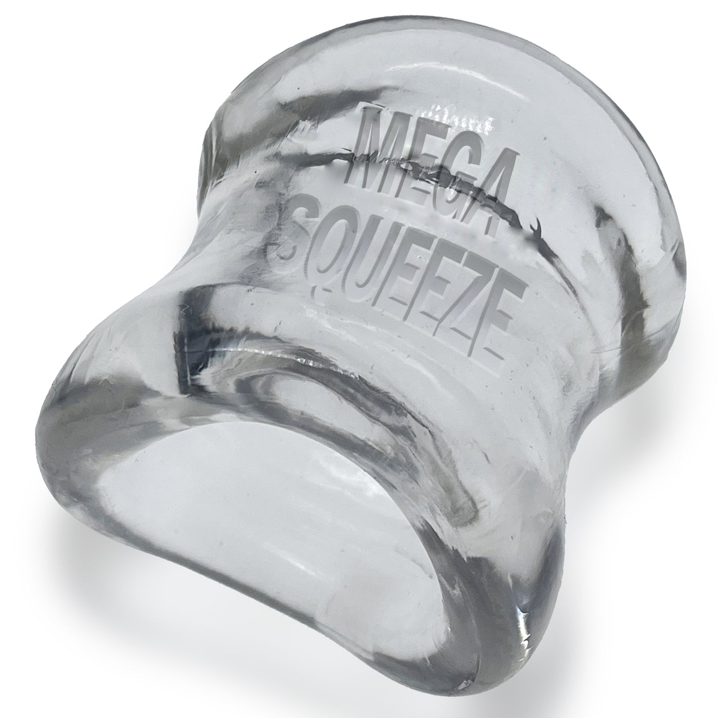Oxballs Mega Squeeze Ergofit Ballstretcher – Clear