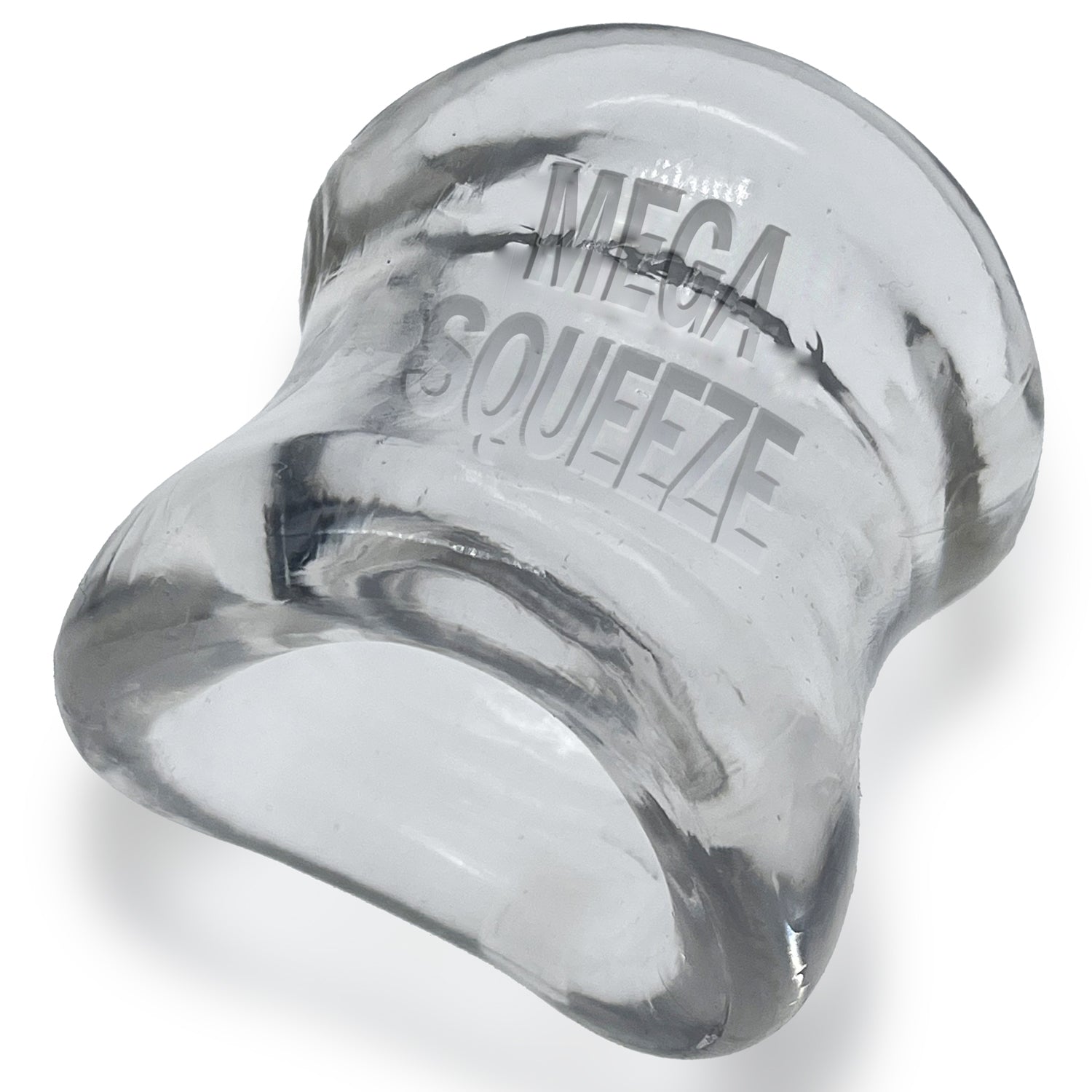 Oxballs Mega Squeeze Ergofit Ballstretcher – Clear