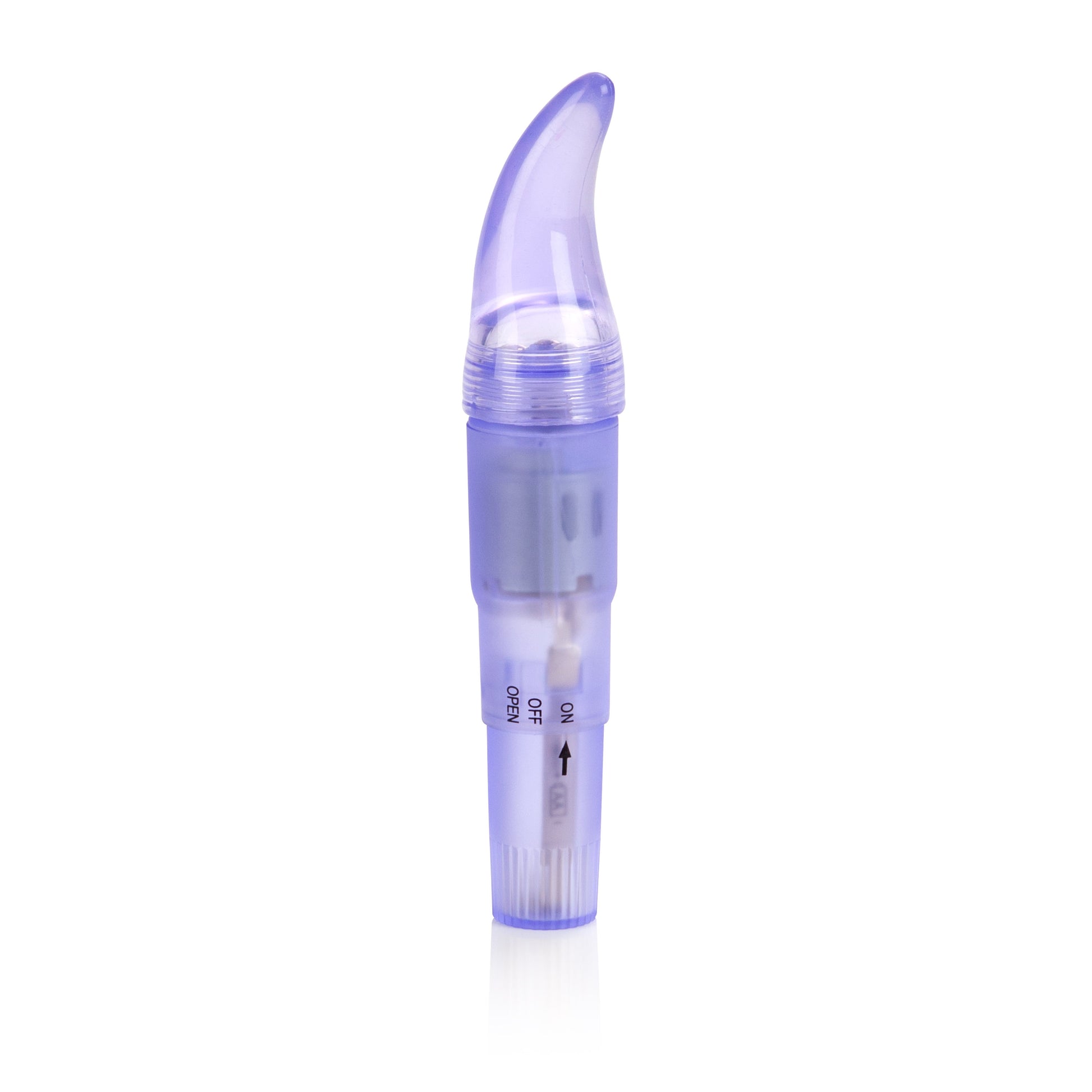 CalExotics First Time Travel Teaser Kit – Pocket Massager with 3 Tips – Purple