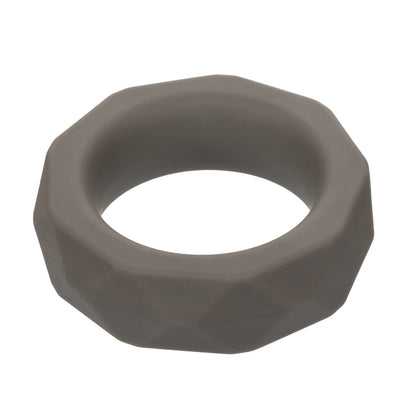 CalExotics Alpha Liquid Silicone Prolong Prismatic Ring - Gray