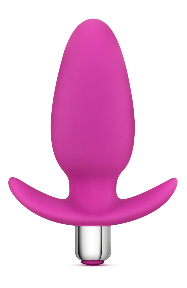 Blush Luxe Little Thumper Anal Plug with Vibrating Bullet – Pink