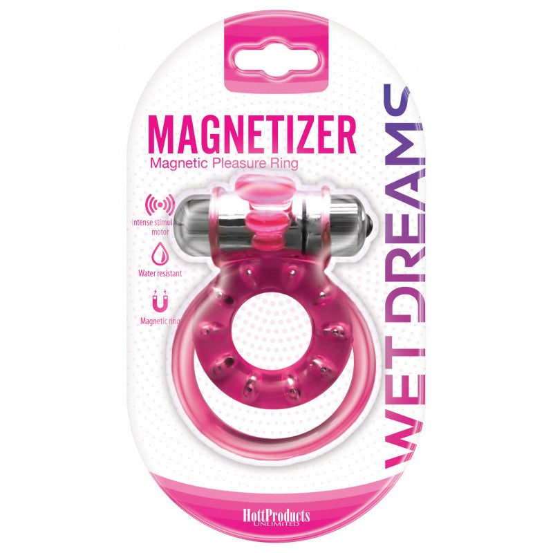 Hott Products Magnetized Magnetic Cock Ring – Pink