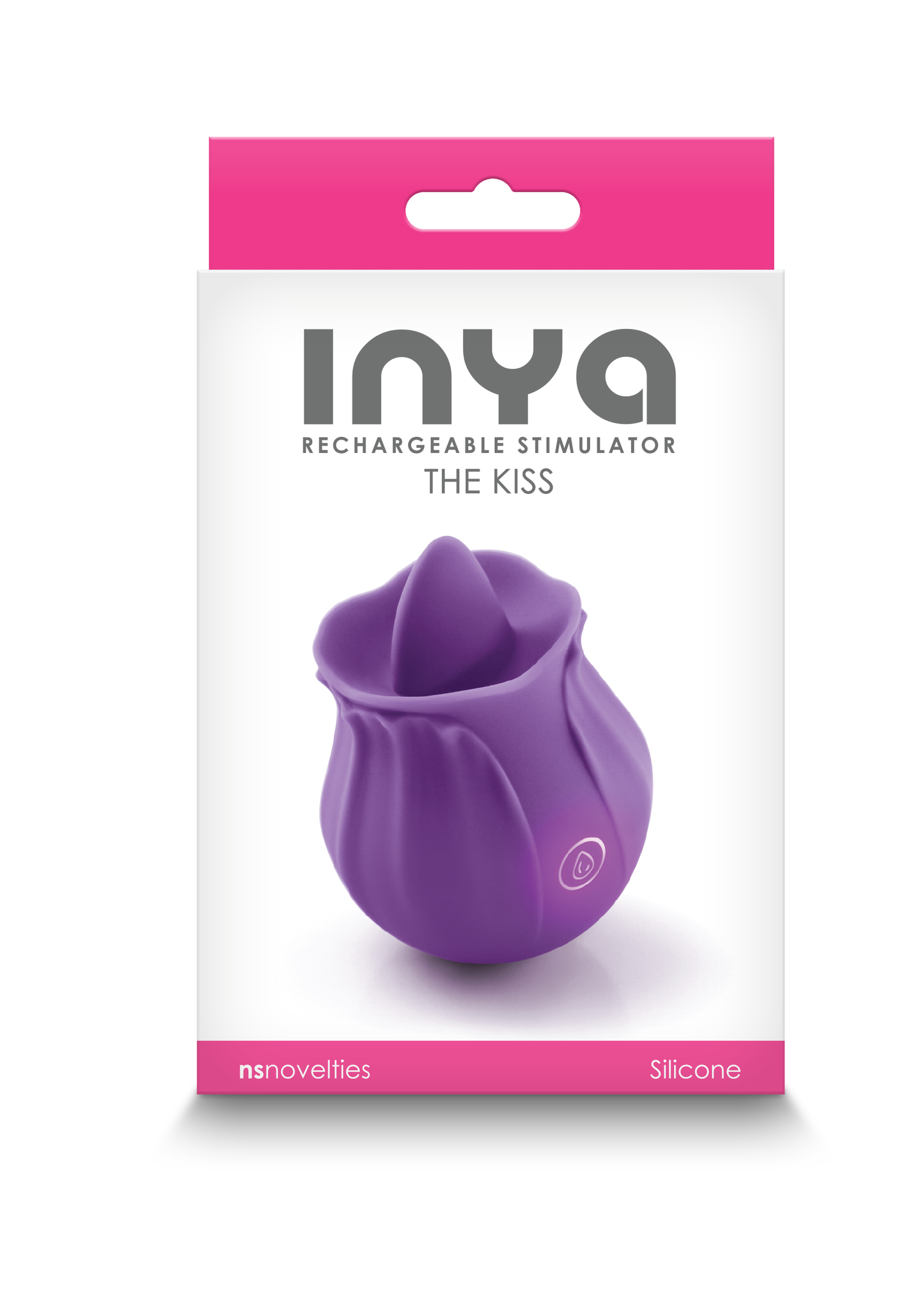 Inya Kiss Clitoral Stimulator with Rapid Tongue Vibrations - Purple