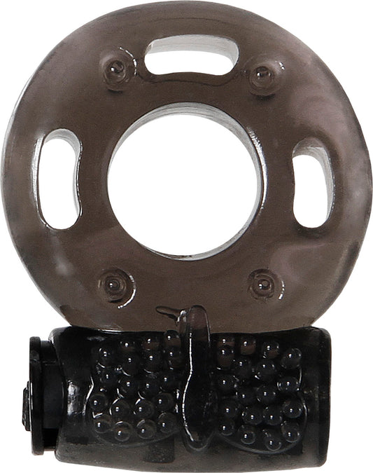 Evolved Novelties Ring of Fire One Night Stand Vibrating Ring – Black