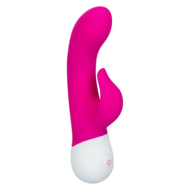 CalExotics Basic Essentials Rechargeable Dual Pleaser - Pink - Multi-Speed Massager